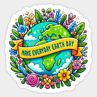 Make Every day is Earth Day Sticker